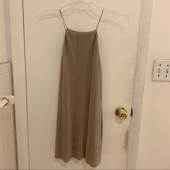 Kimchi Blue Accordion Pleat Square-Neck Dress - Picture 2 of 3